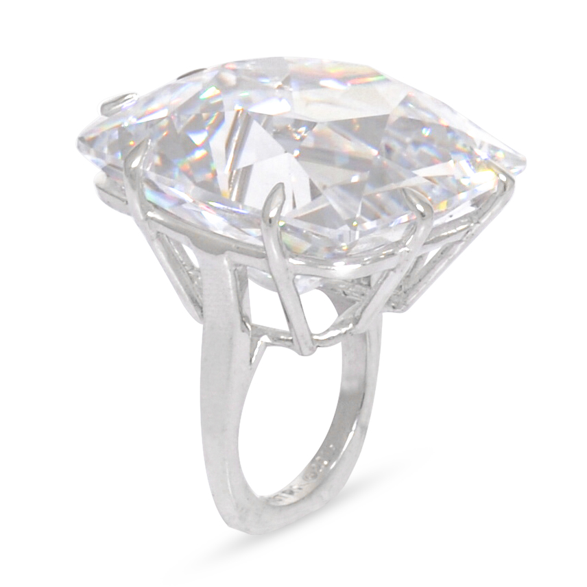 Oversized Crystal Statement Ring