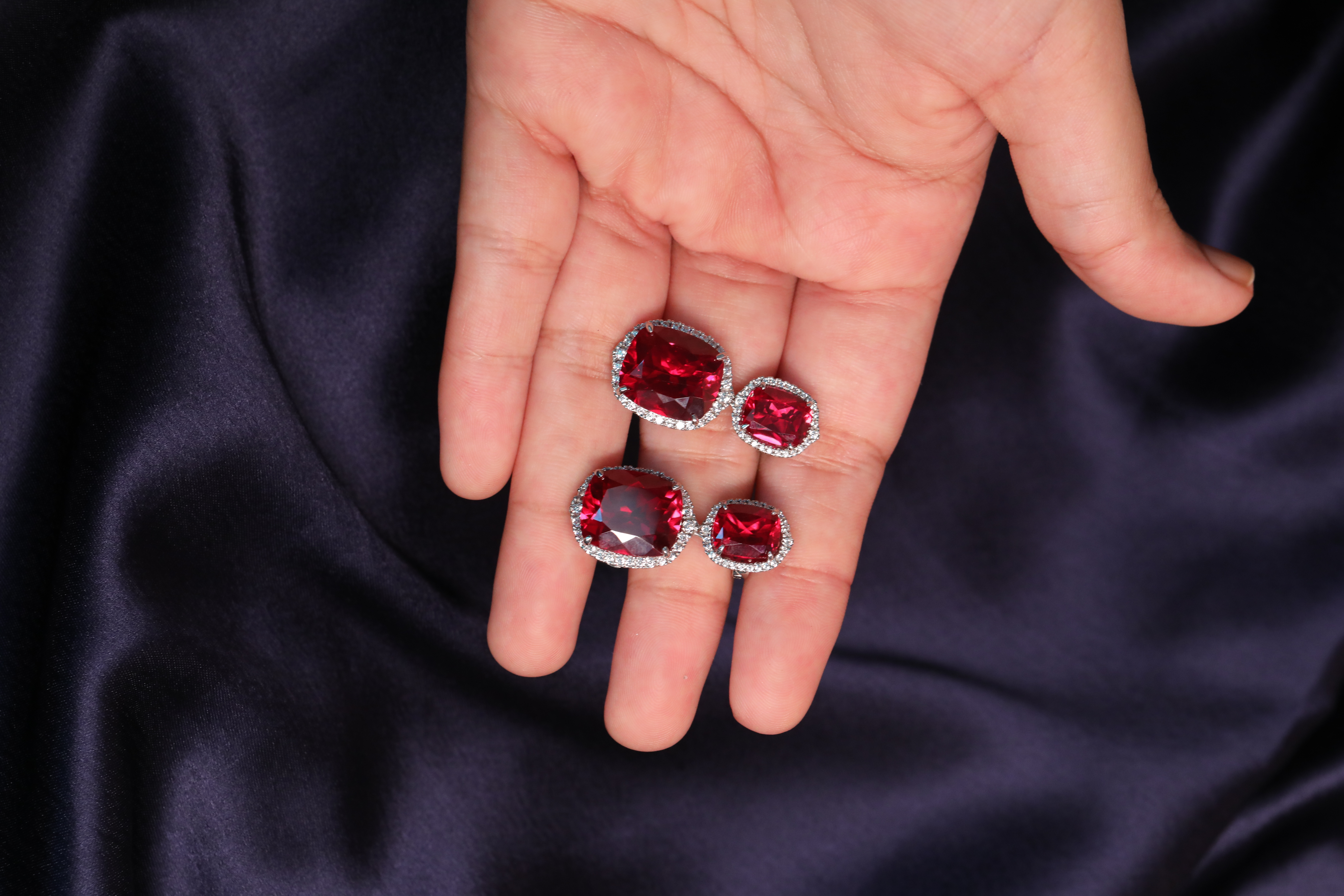 Ruby Drop Earrings