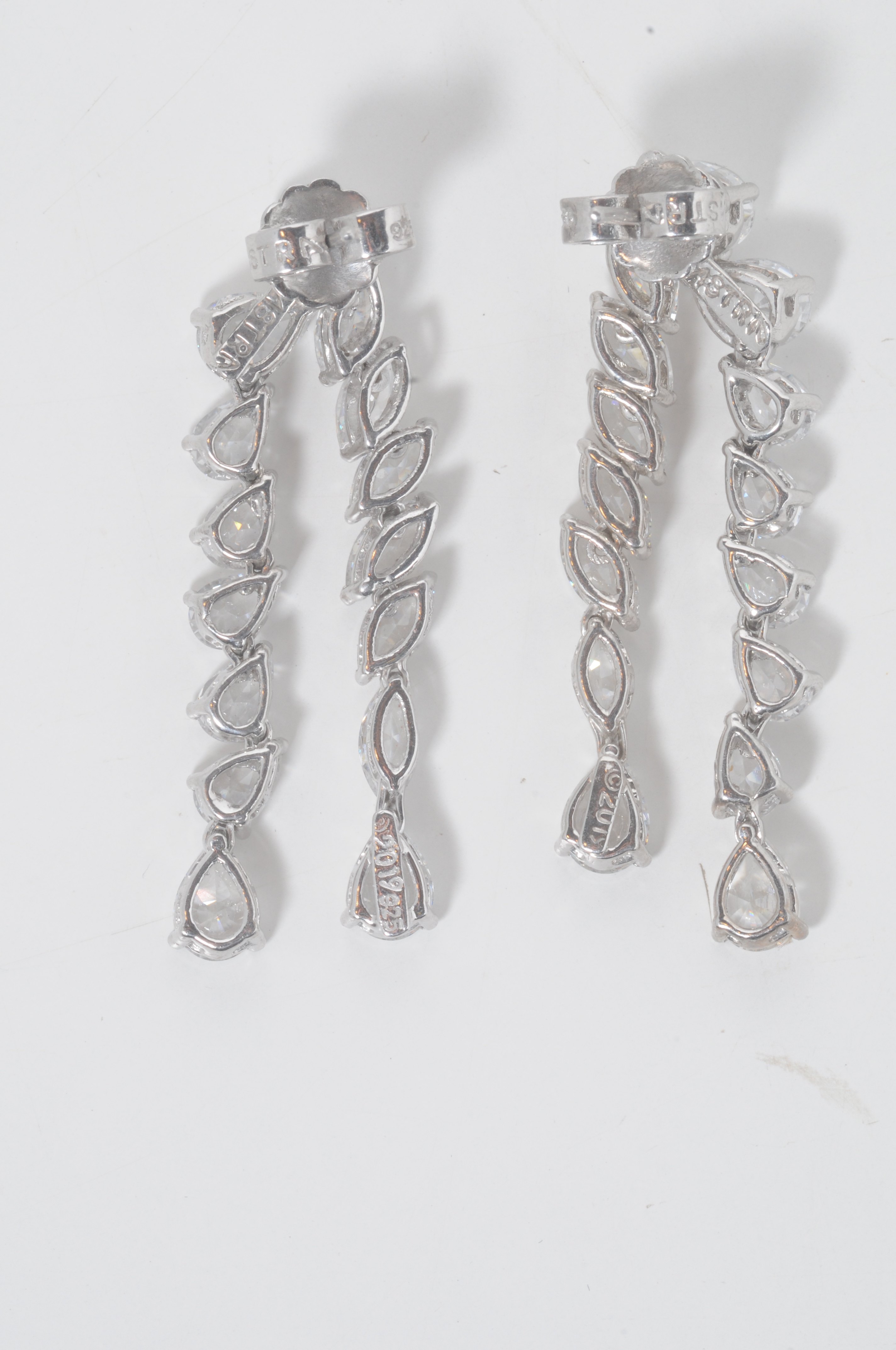 Elegant Pear-Cut Drop Earrings