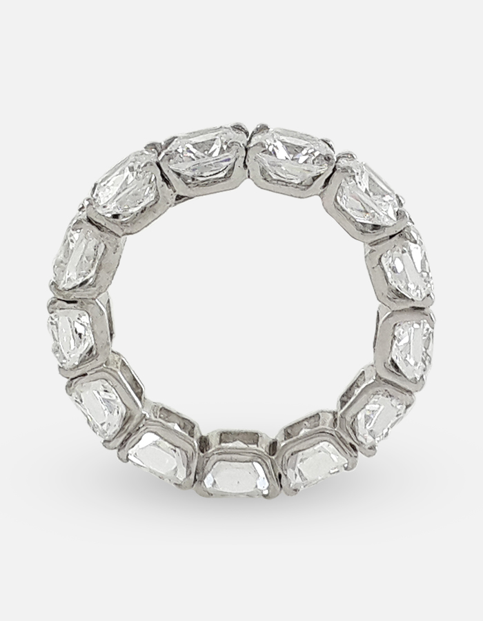 Cushion Cut Signature Adastra CZ Eternity Ring