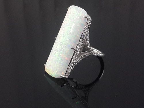 Opal & Signature Adastra CZ Cocktail Ring