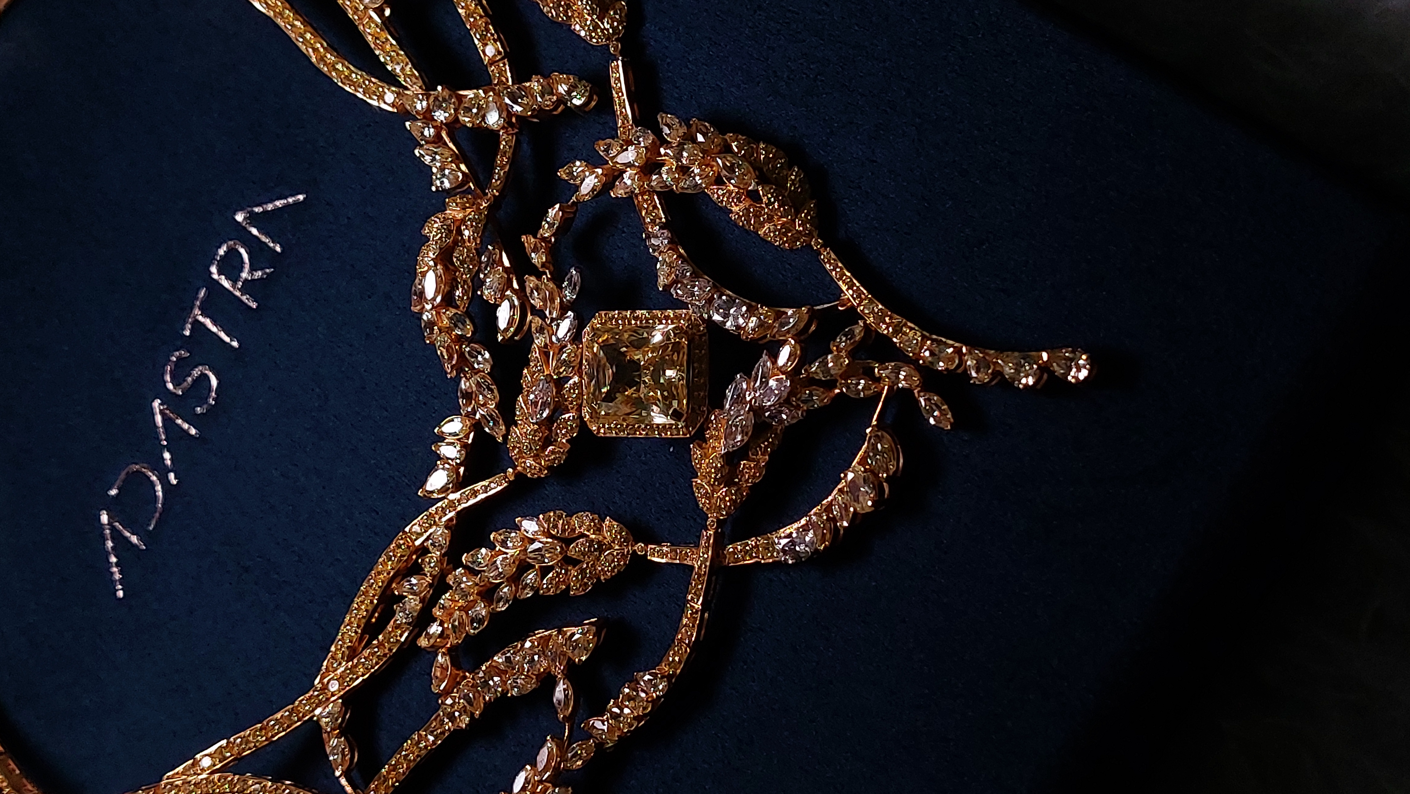 Adastra Gold & Signature Adastra CZ Necklace