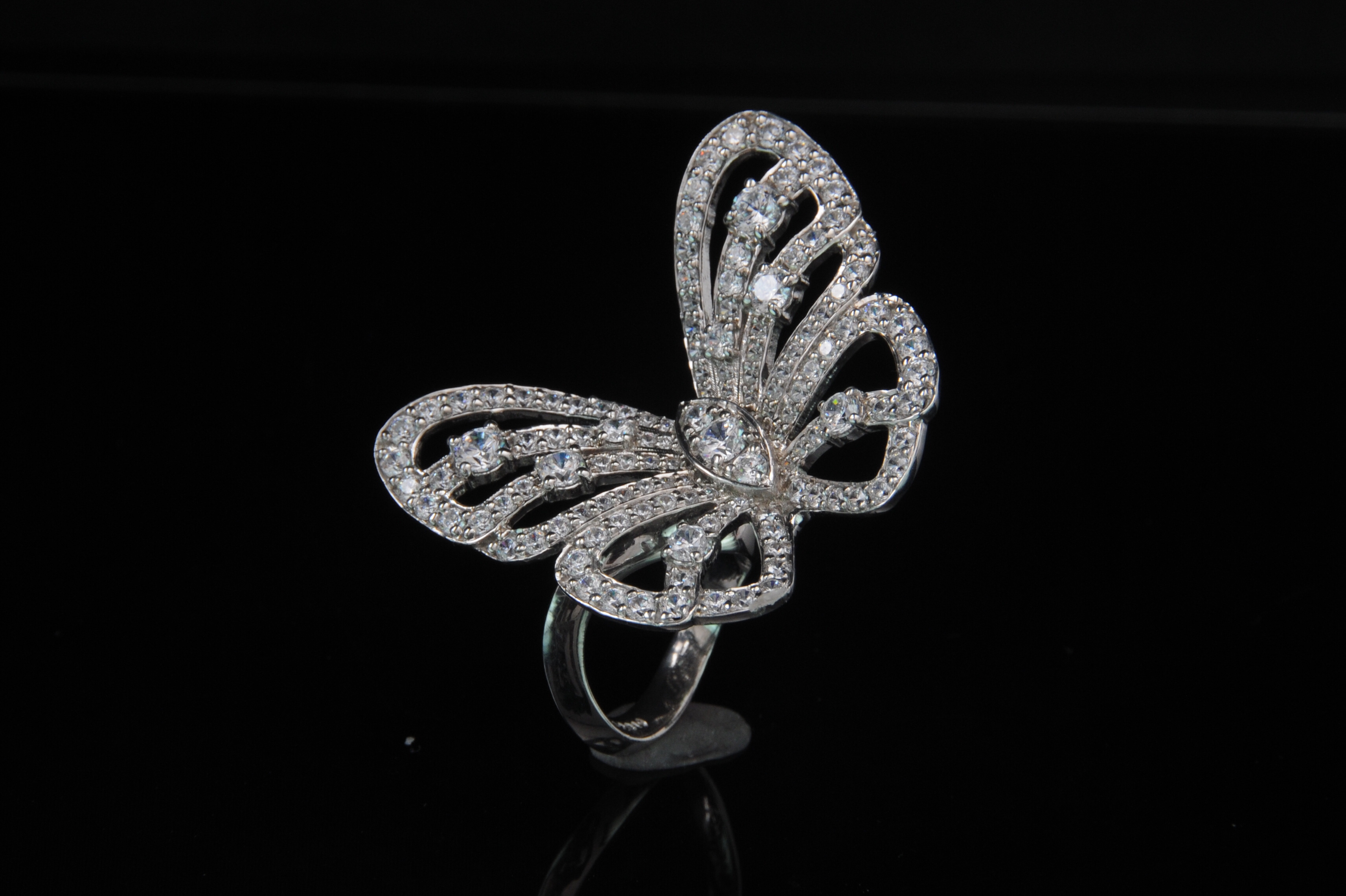 Butterfly Signature Adastra CZ Ring