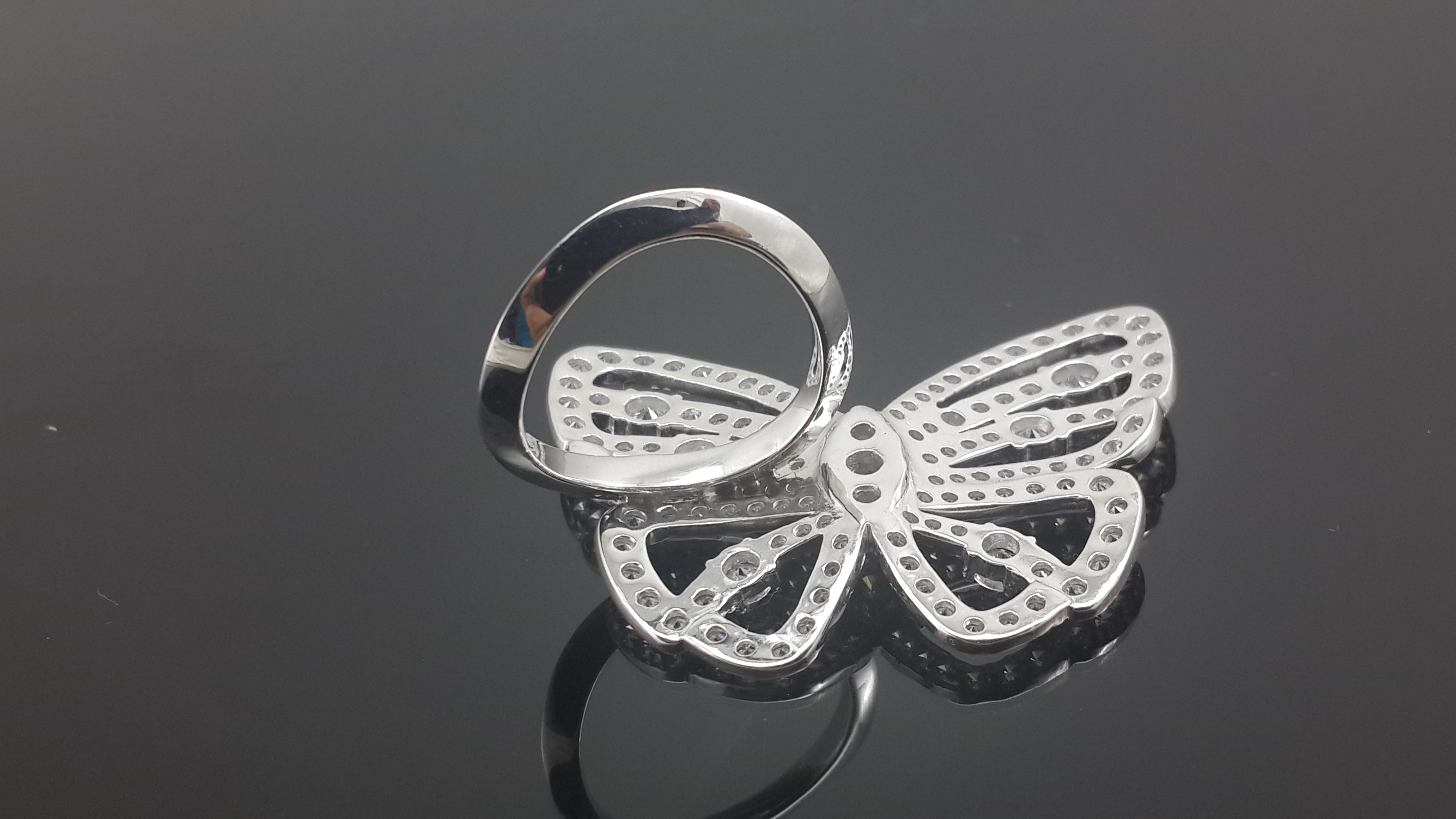 Butterfly Signature Adastra CZ Ring