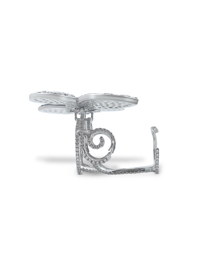Blue Sapphire Butterfly Ring - Cocktail