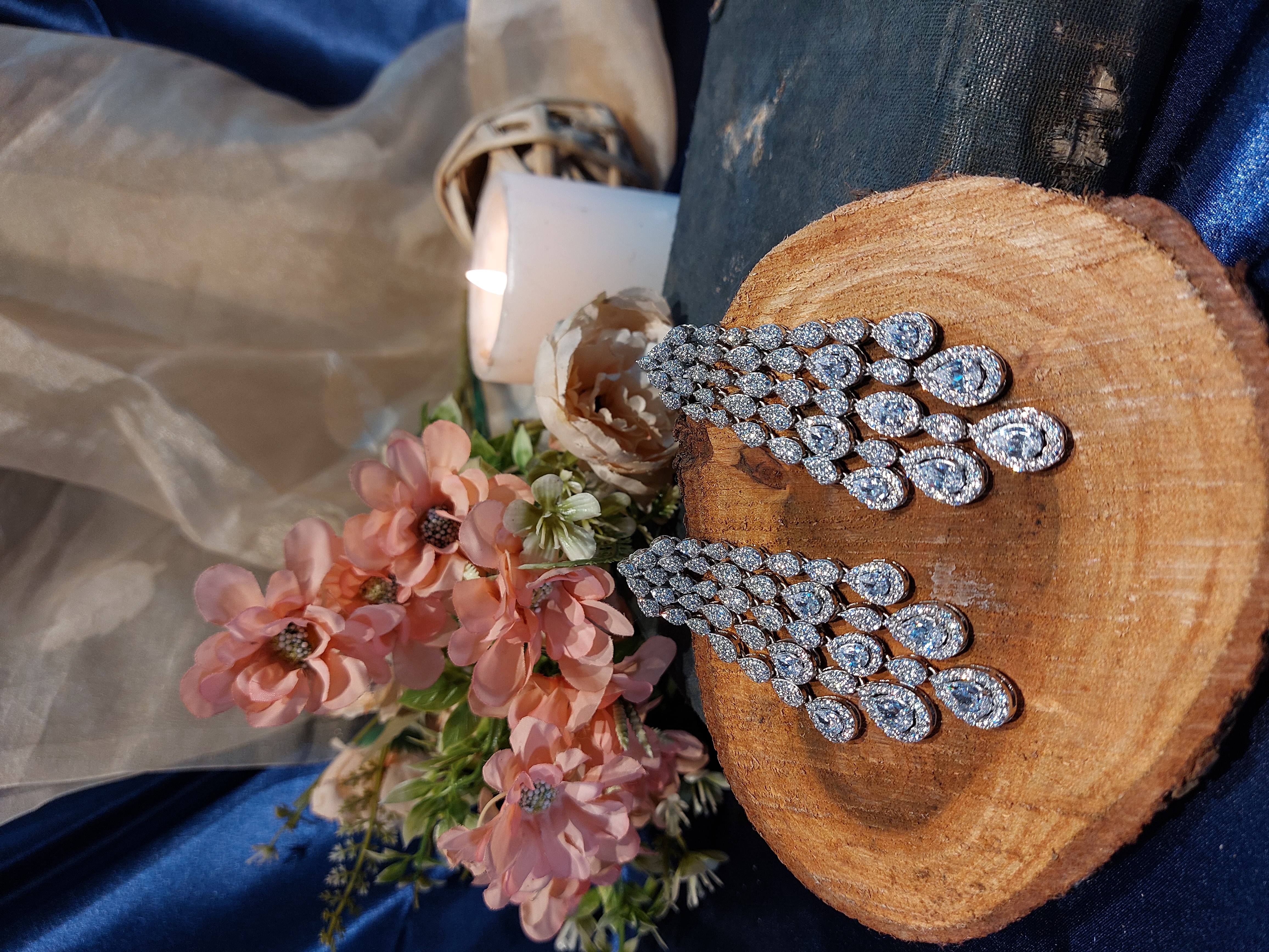 Elegant Crystal Drop Earrings
