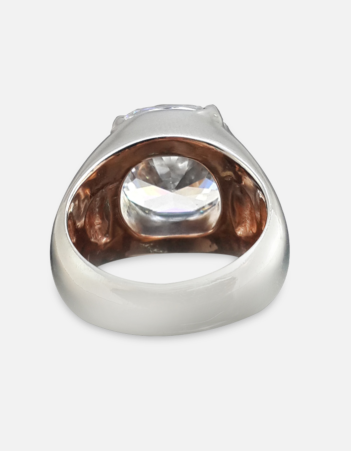 Solitaire Silver Ring