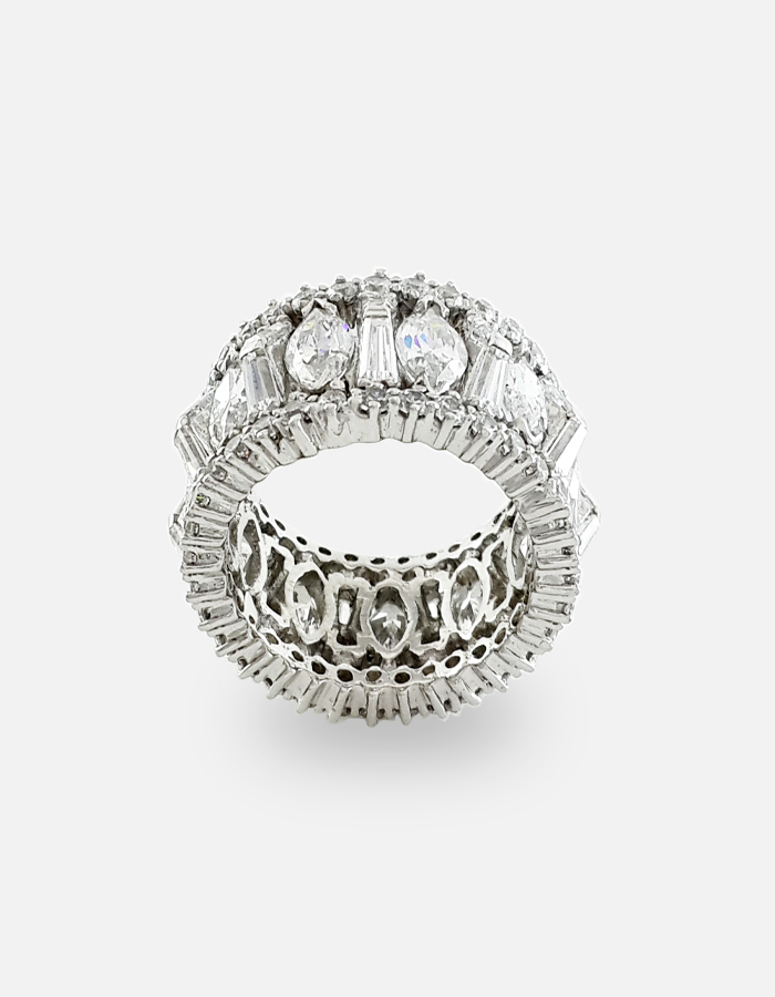 Luxury Crystal Statement Ring