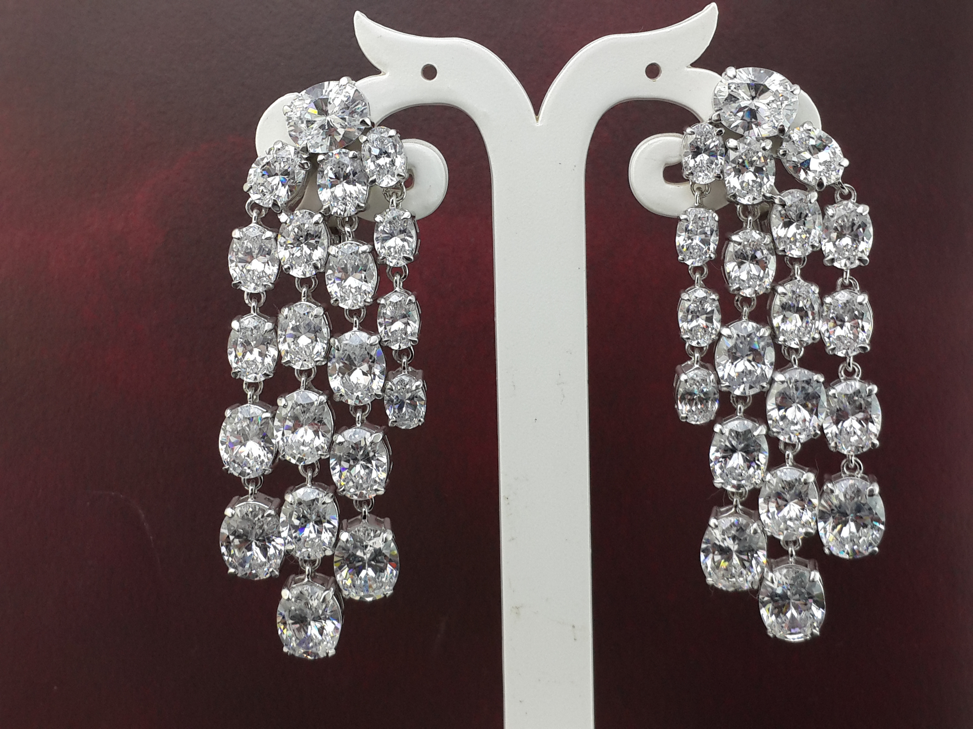 Luxury Signature Adastra CZ Chandelier Earrings