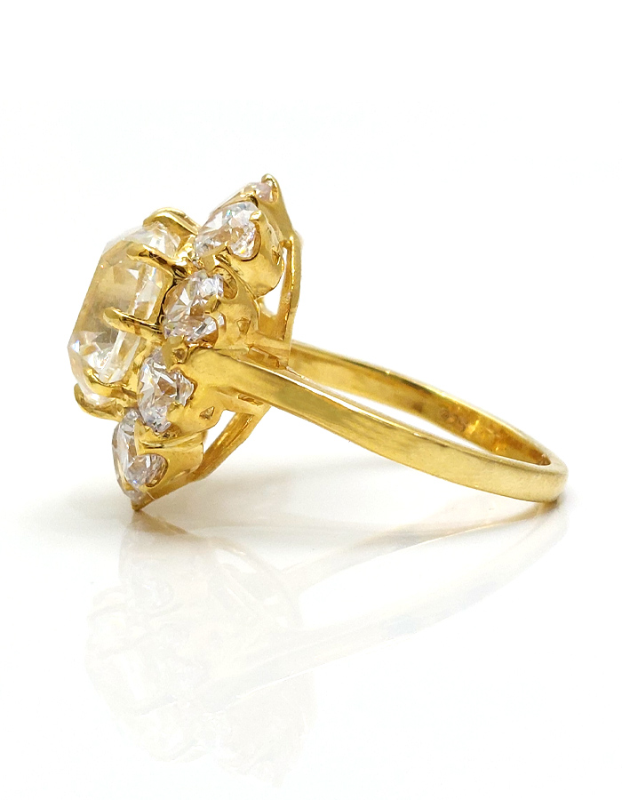Vintage Signature Adastra CZ Cluster Ring