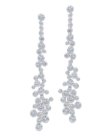 Signature Adastra CZ Cluster Drop Earrings