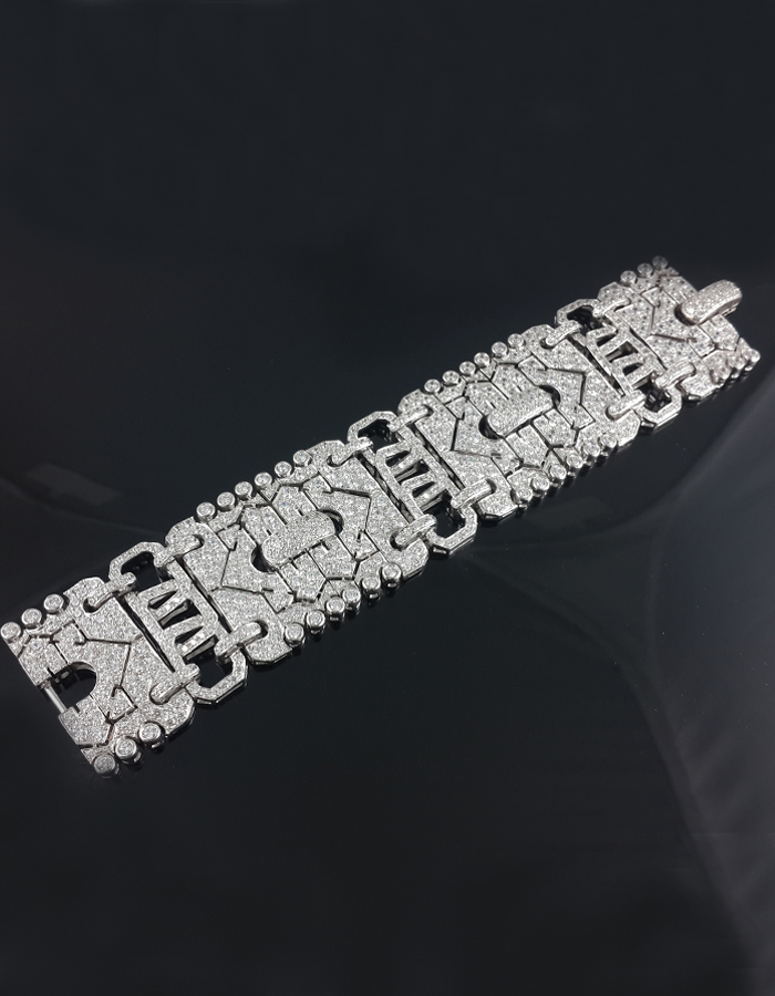 Art Deco Statement Bracelet