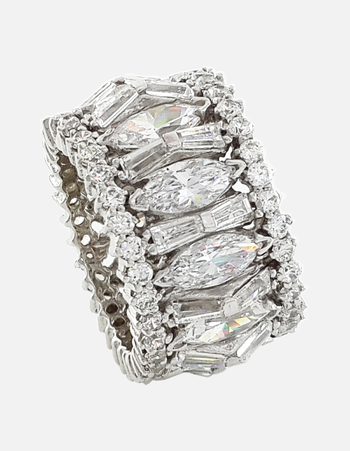 Elegant Signature Adastra CZ Eternity Ring