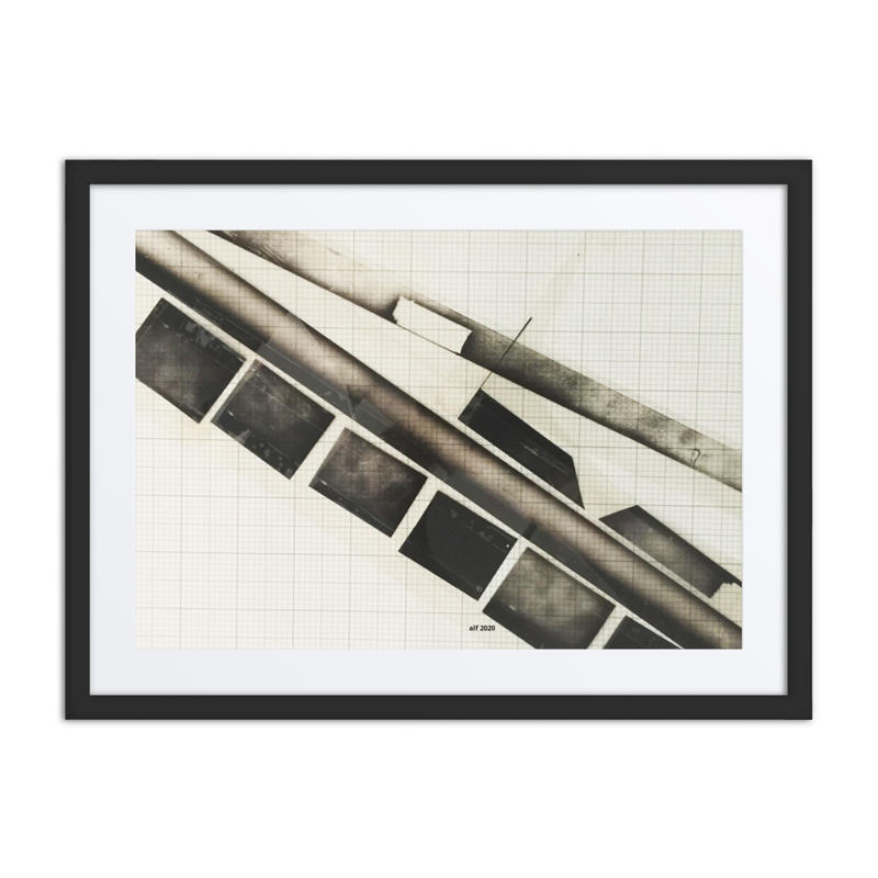 voyage Matted & Framed poster
