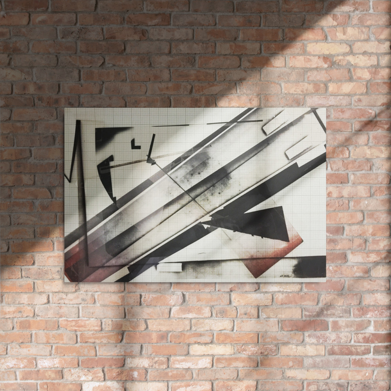 fall Glossy Metal print