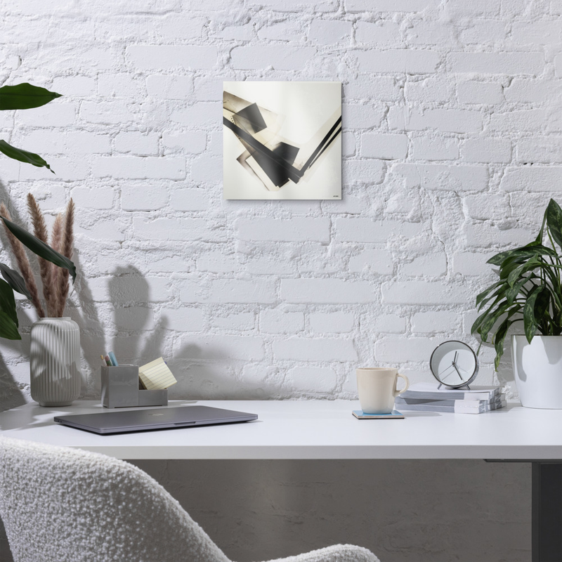 untitled (checkmark) Glossy Metal print