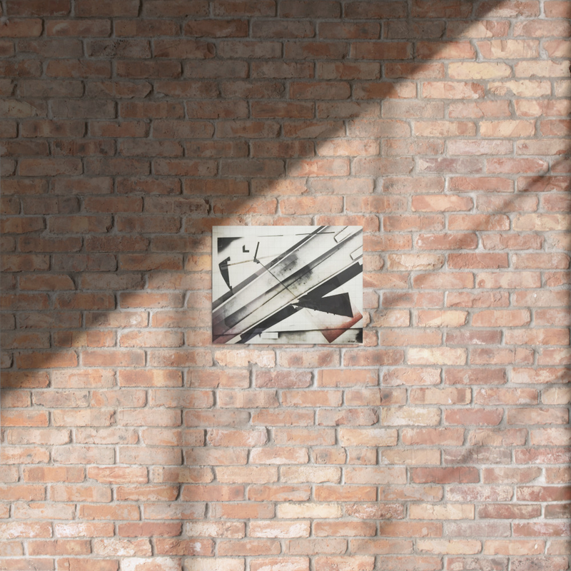 fall Glossy Metal print