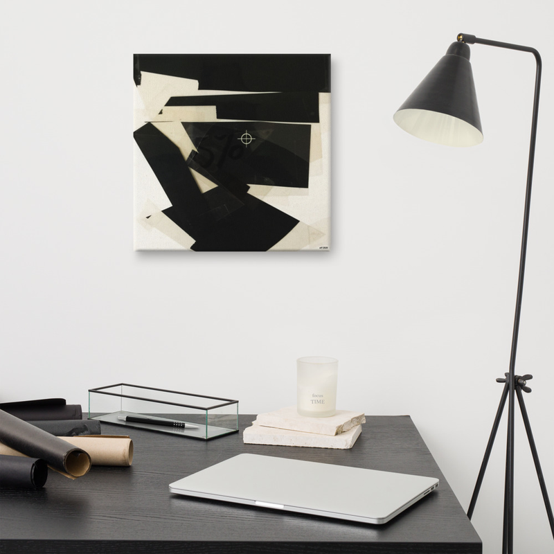 balance Modern Abstract Wall Art Canvas Print