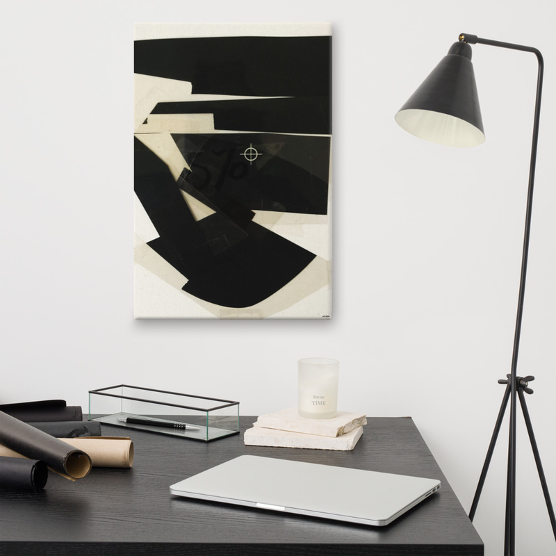 balance Modern Abstract Wall Art Canvas Print