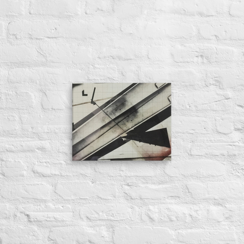 fall Modern Abstract Wall Art Canvas Print