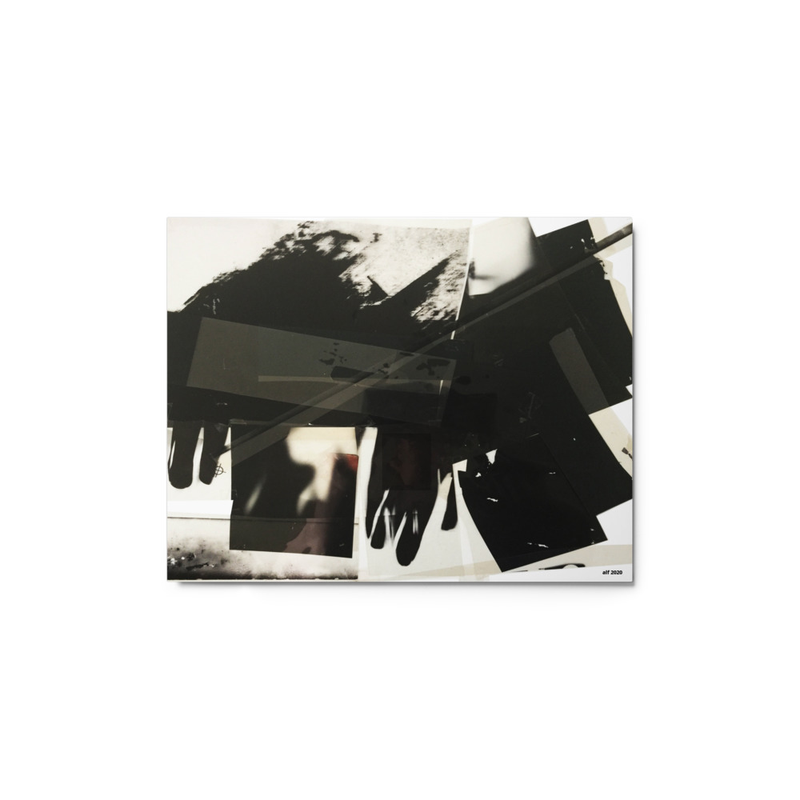 hands down glossy Metal print