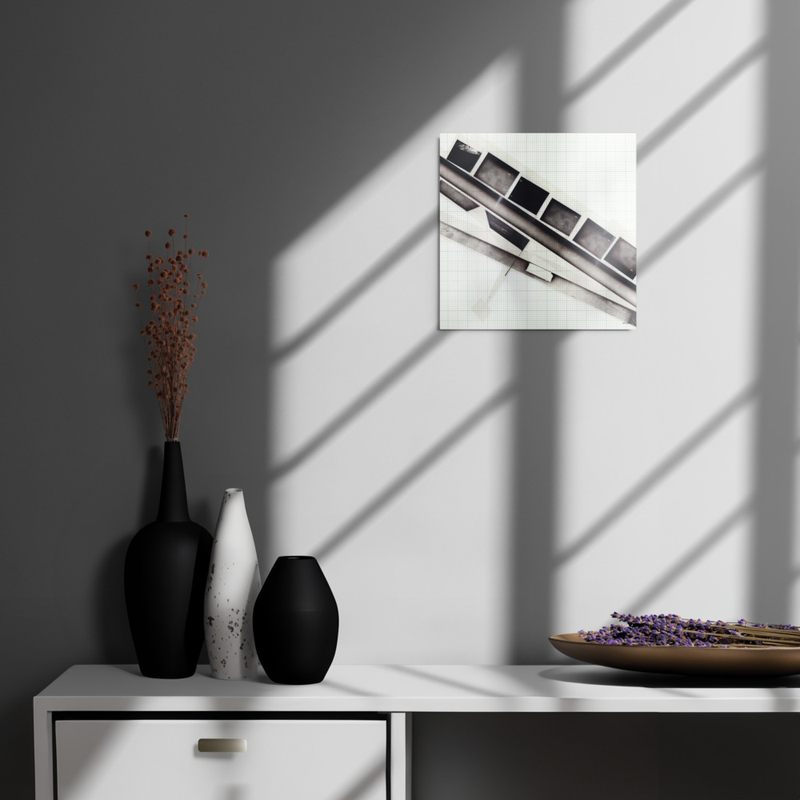 voyage glossy metal print