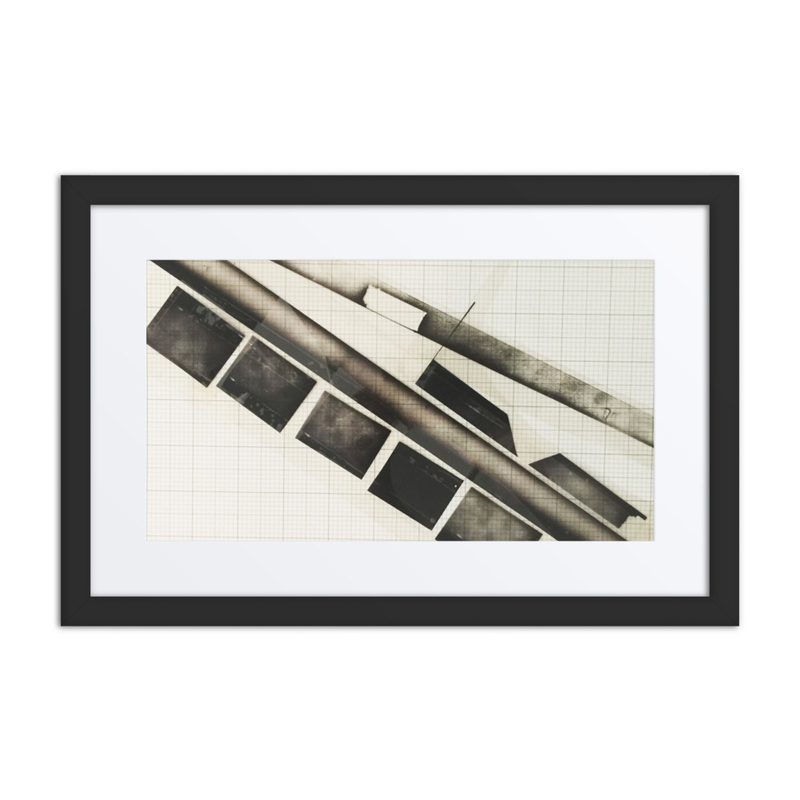 voyage Matted & Framed poster