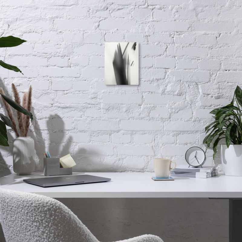 movement glossy metal print