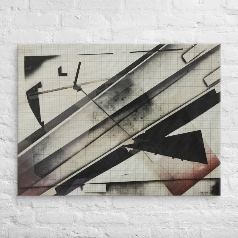 fall Modern Abstract Wall Art Canvas Print