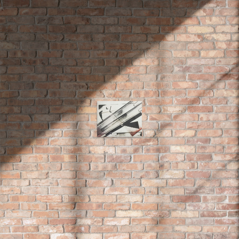 fall Glossy Metal print