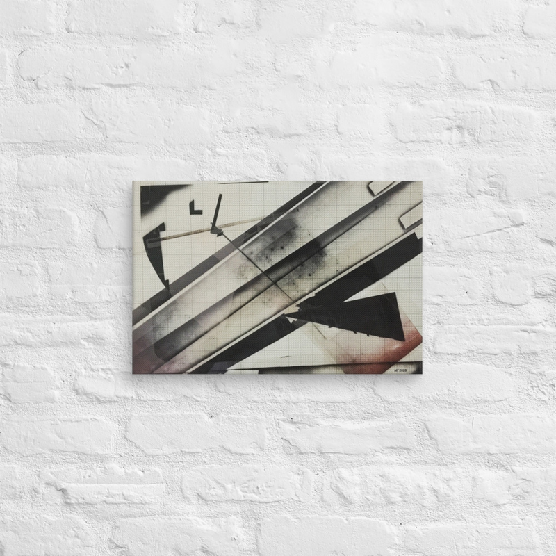 fall Modern Abstract Wall Art Canvas Print