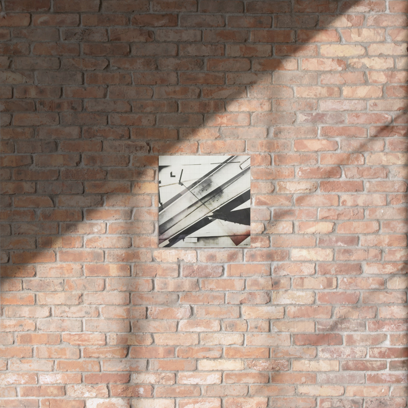 fall Glossy Metal print