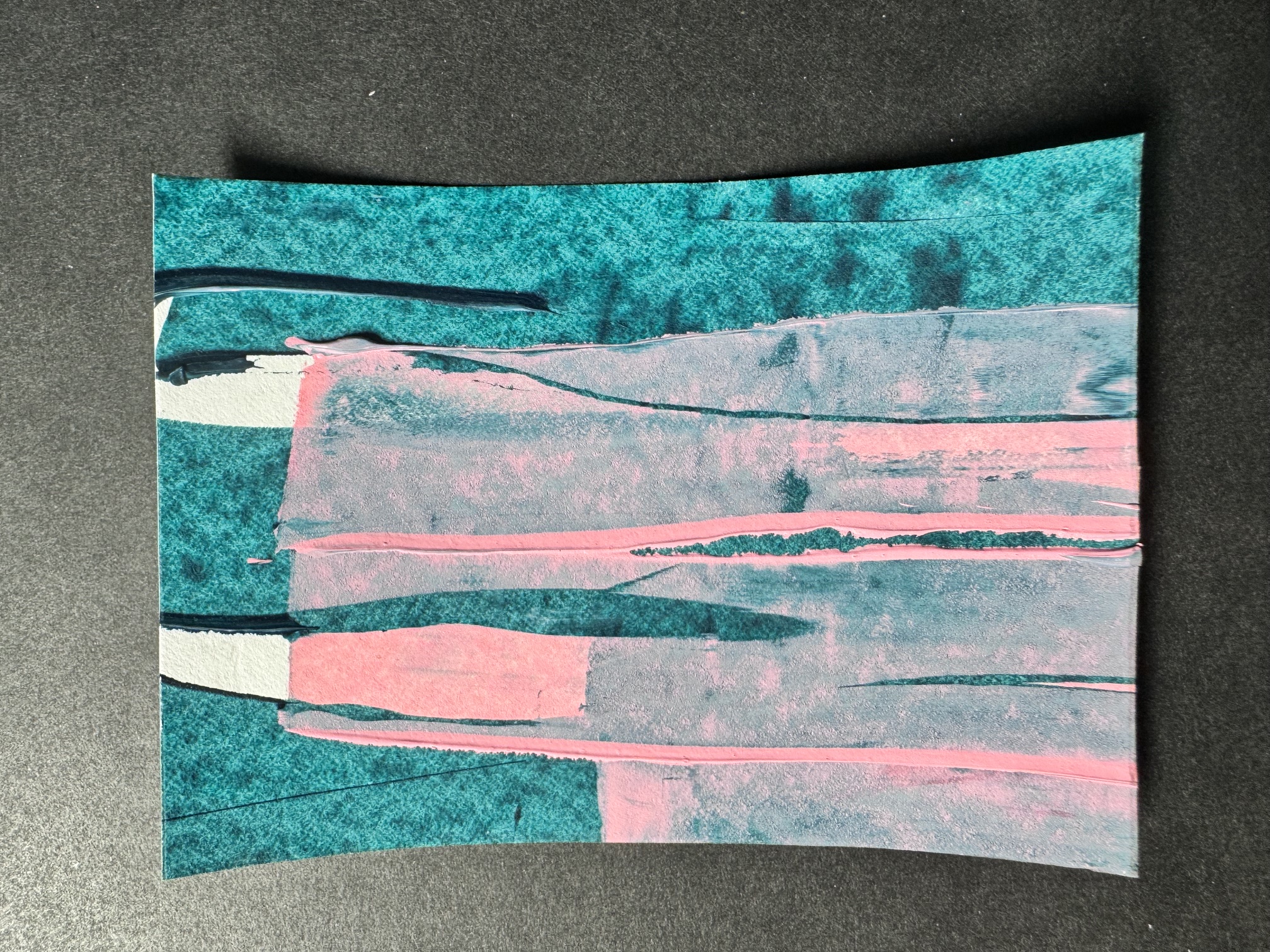 else Abstract Acrylic Art Card