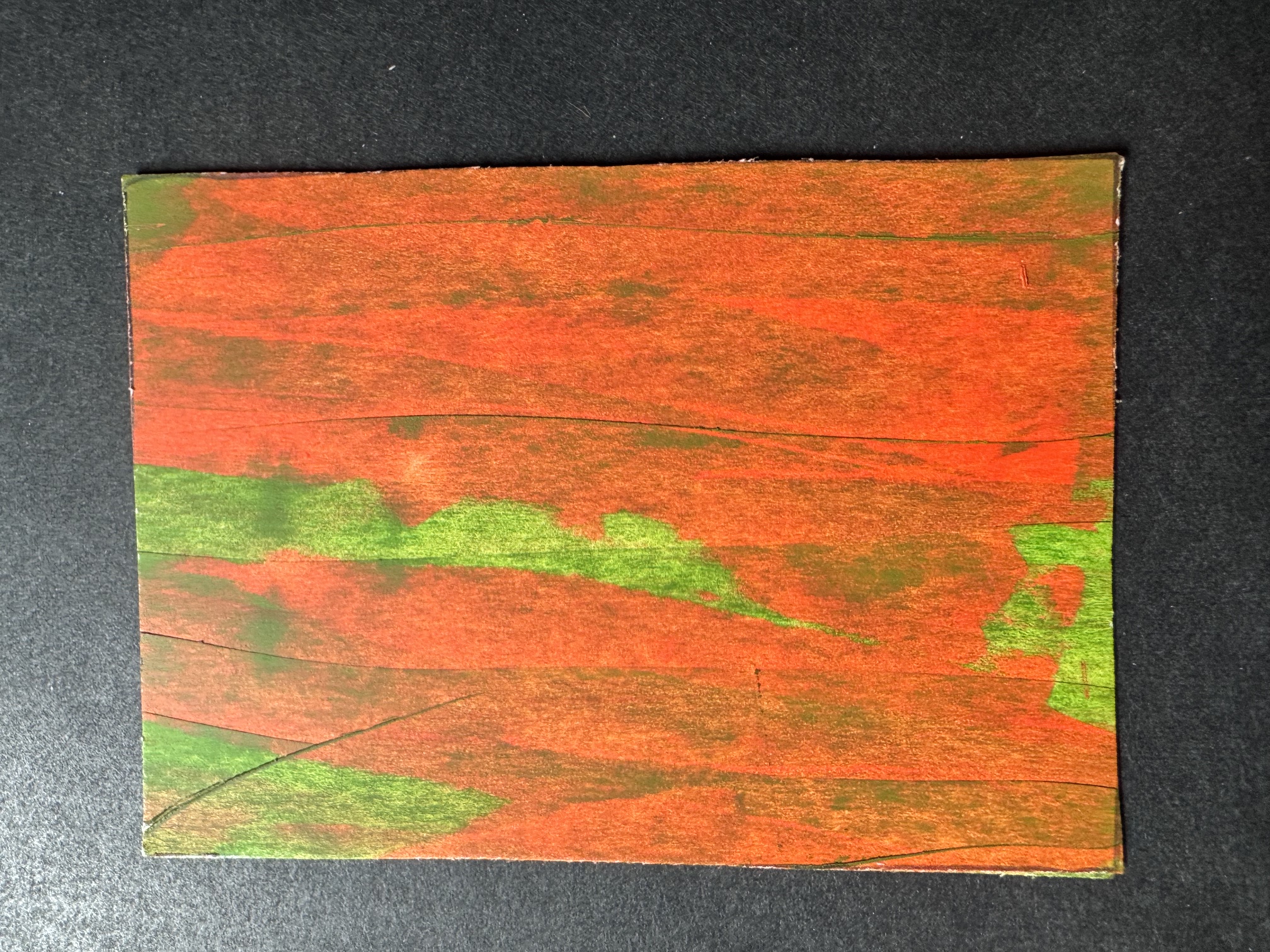 the hunter abstract art card