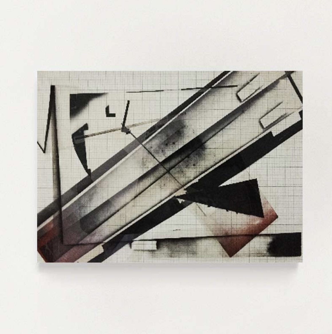 fall Geometric Abstract Framed Canvas Art