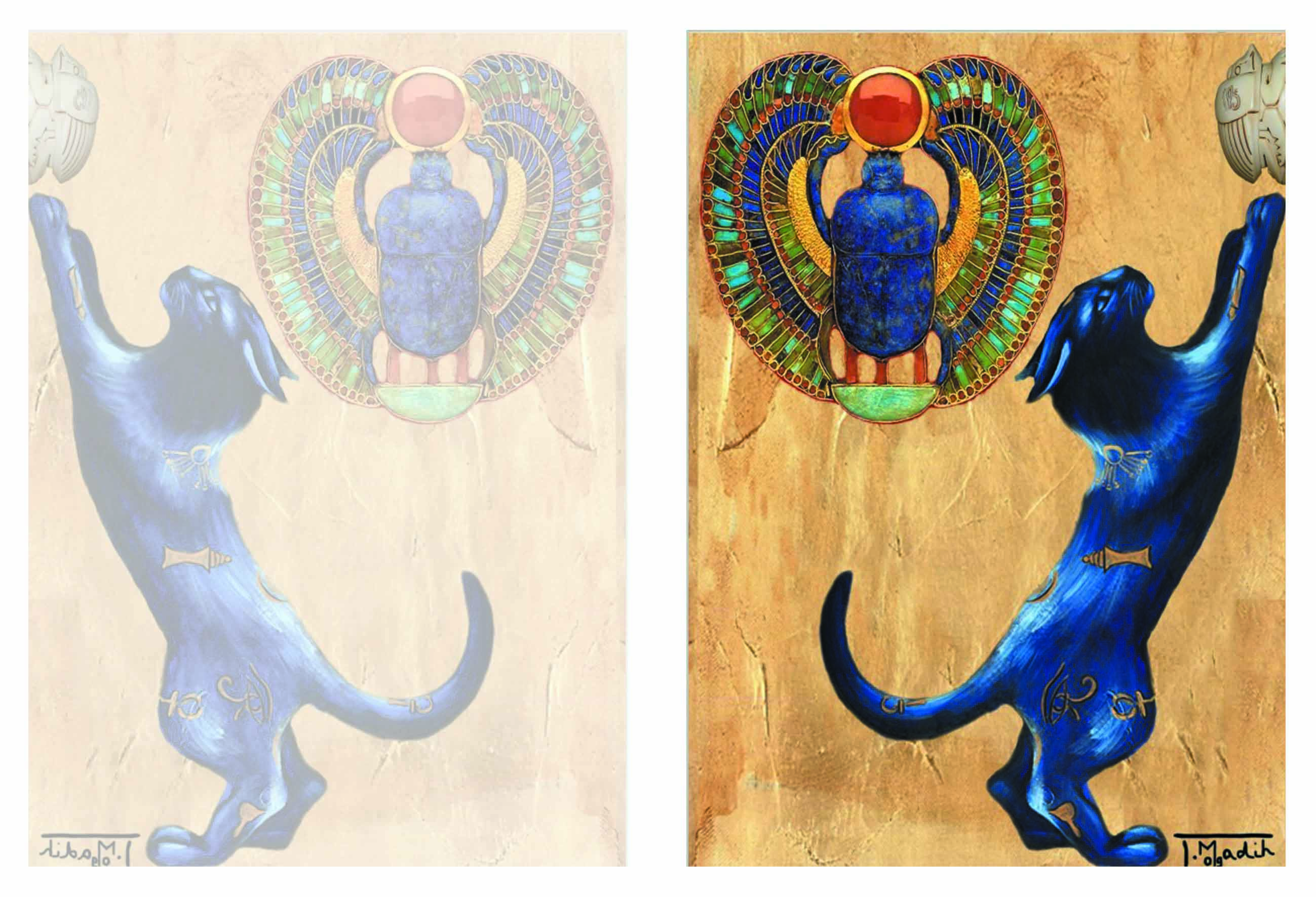 Carte de vœux accompagnée de son enveloppe