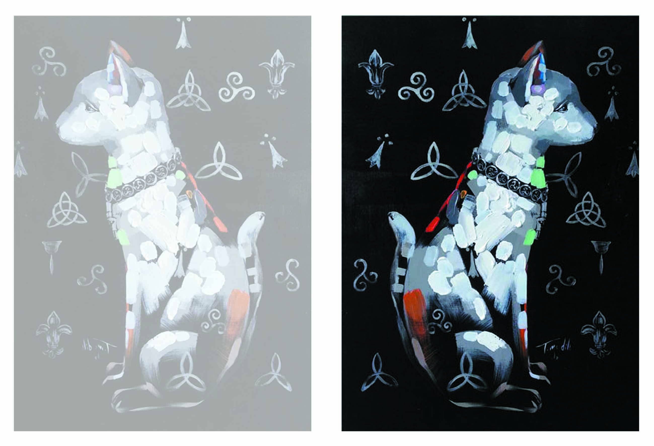 Carte de vœux accompagnée de son enveloppe