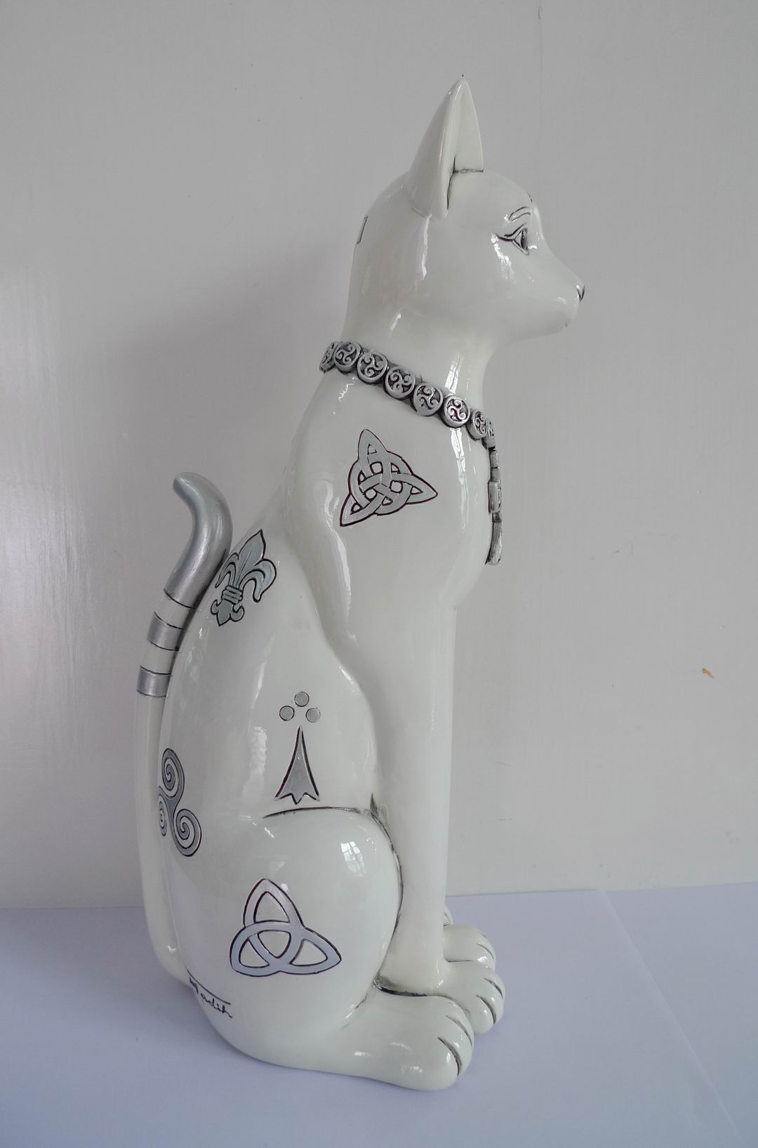 Statue Chat Celtique "Dieu"