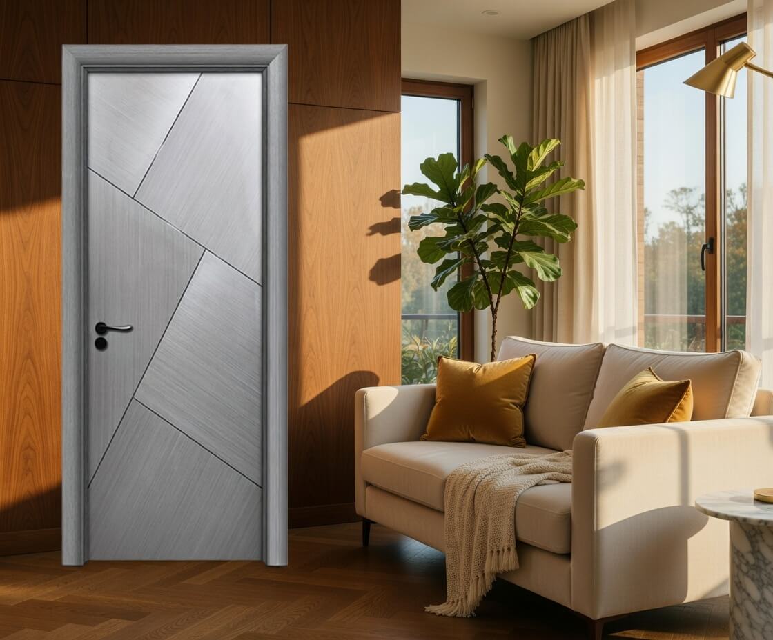 PVC Flim Lamination  WPC HOLLOW DOOR WHDS22