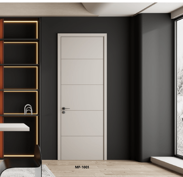 Modern Grey Wooden Door   MDS1010