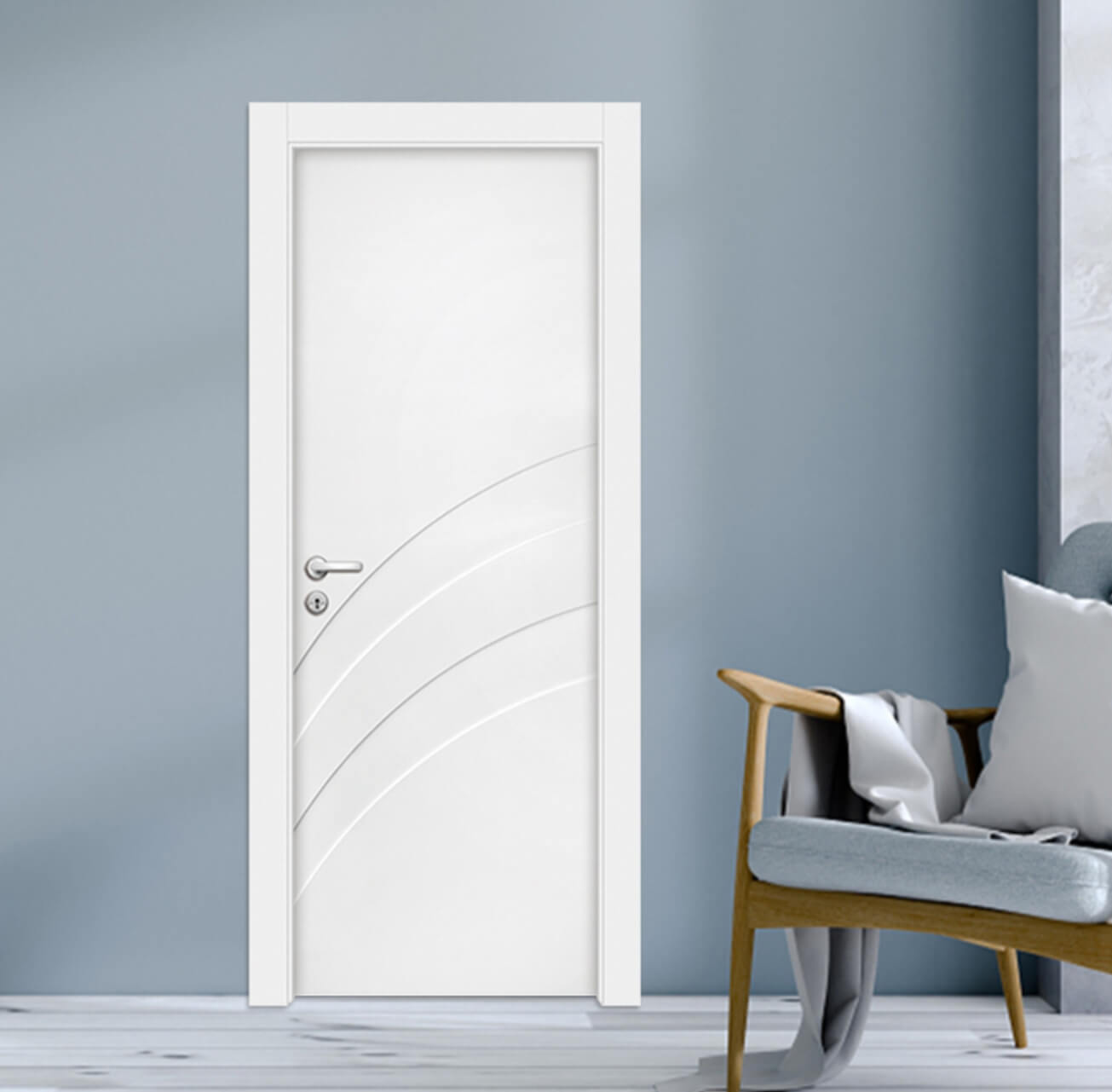 Moulded Design  wpc skin door MDSE1