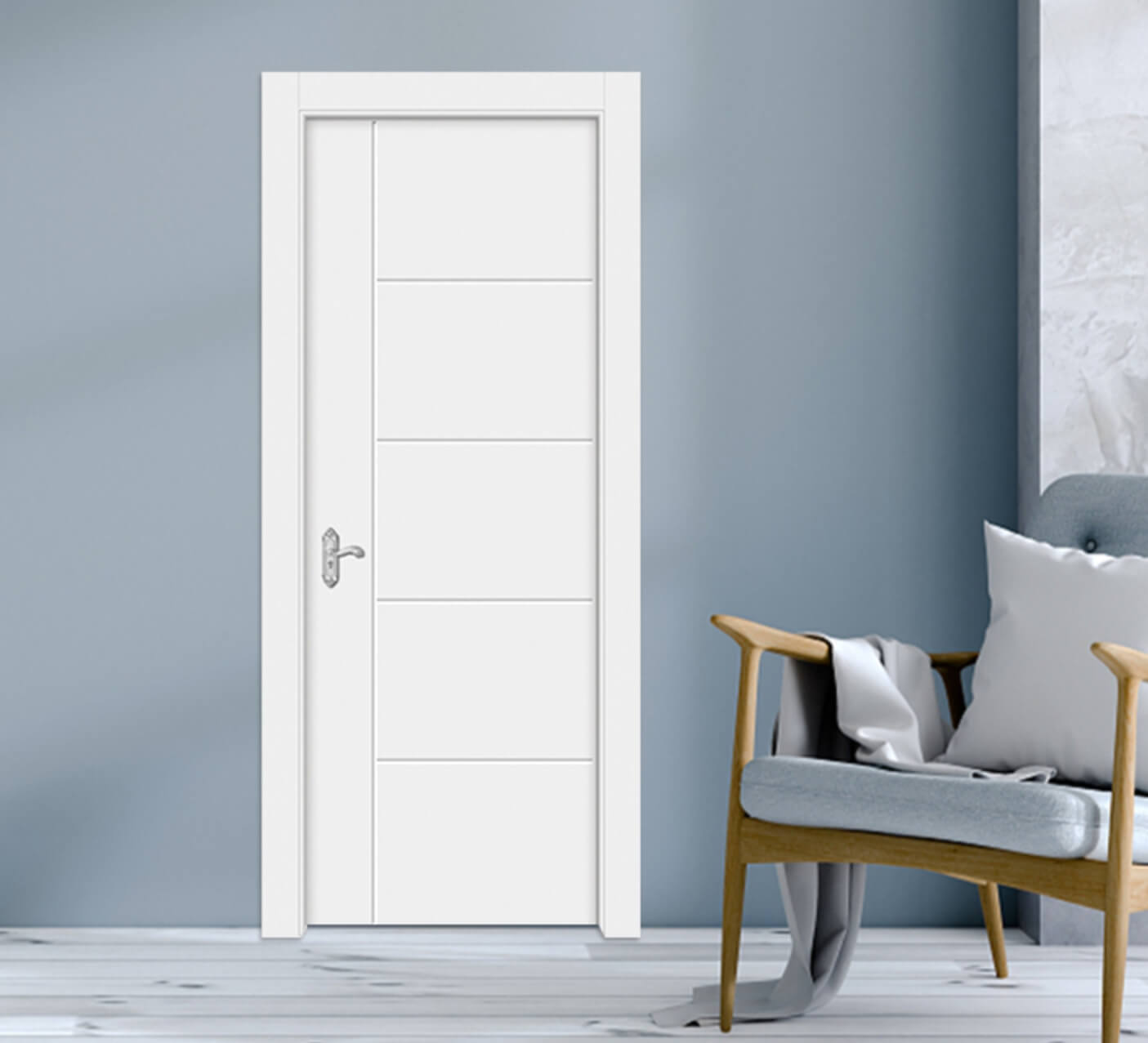 Moulded Design  wpc skin door MDSM66