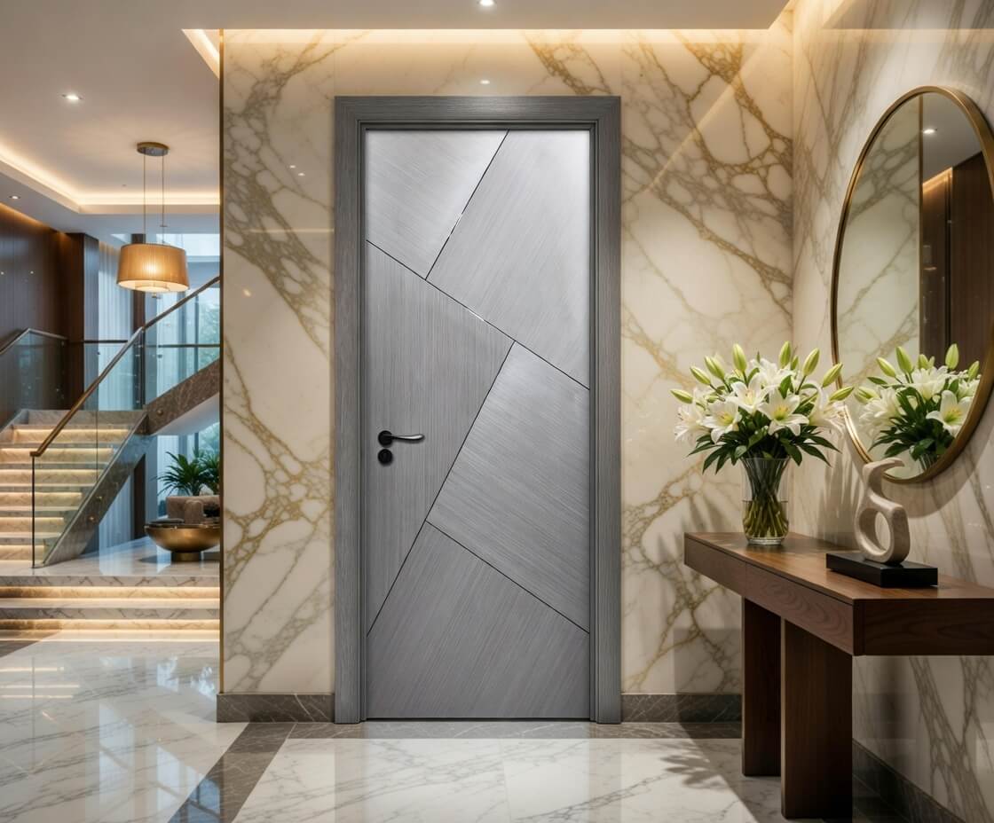 PVC Flim Lamination  WPC HOLLOW DOOR WHDS22