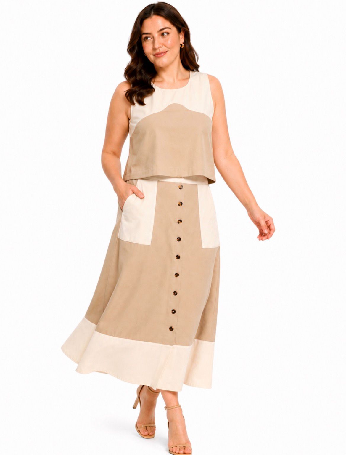Conjunto Blusa e Saia