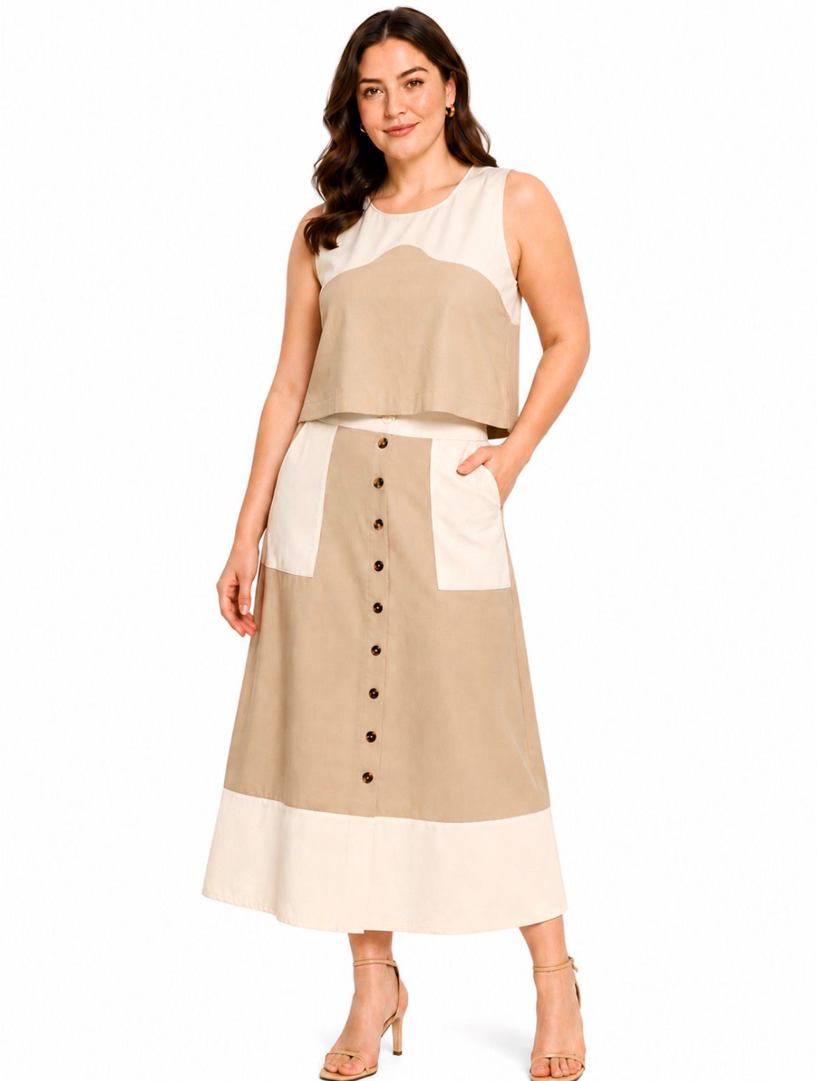 Conjunto Blusa e Saia