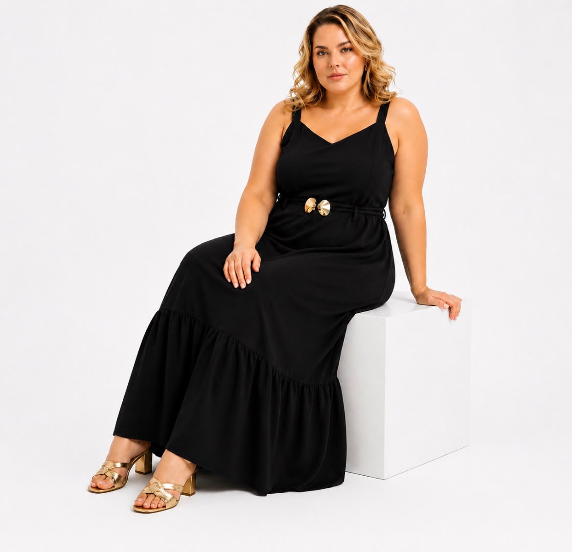 Vestido Longo  Plus Size