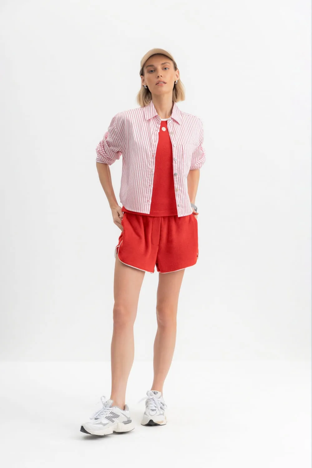 Camisa Feminina Listrada 