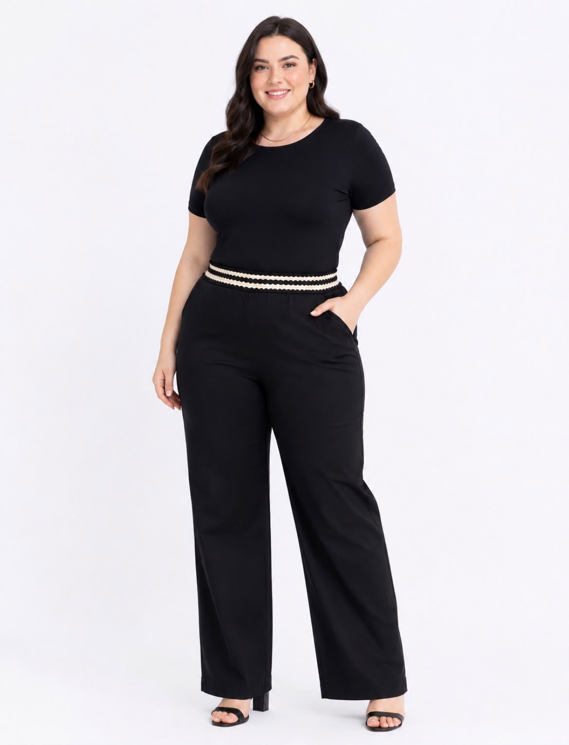 Calça Preta Plus Size