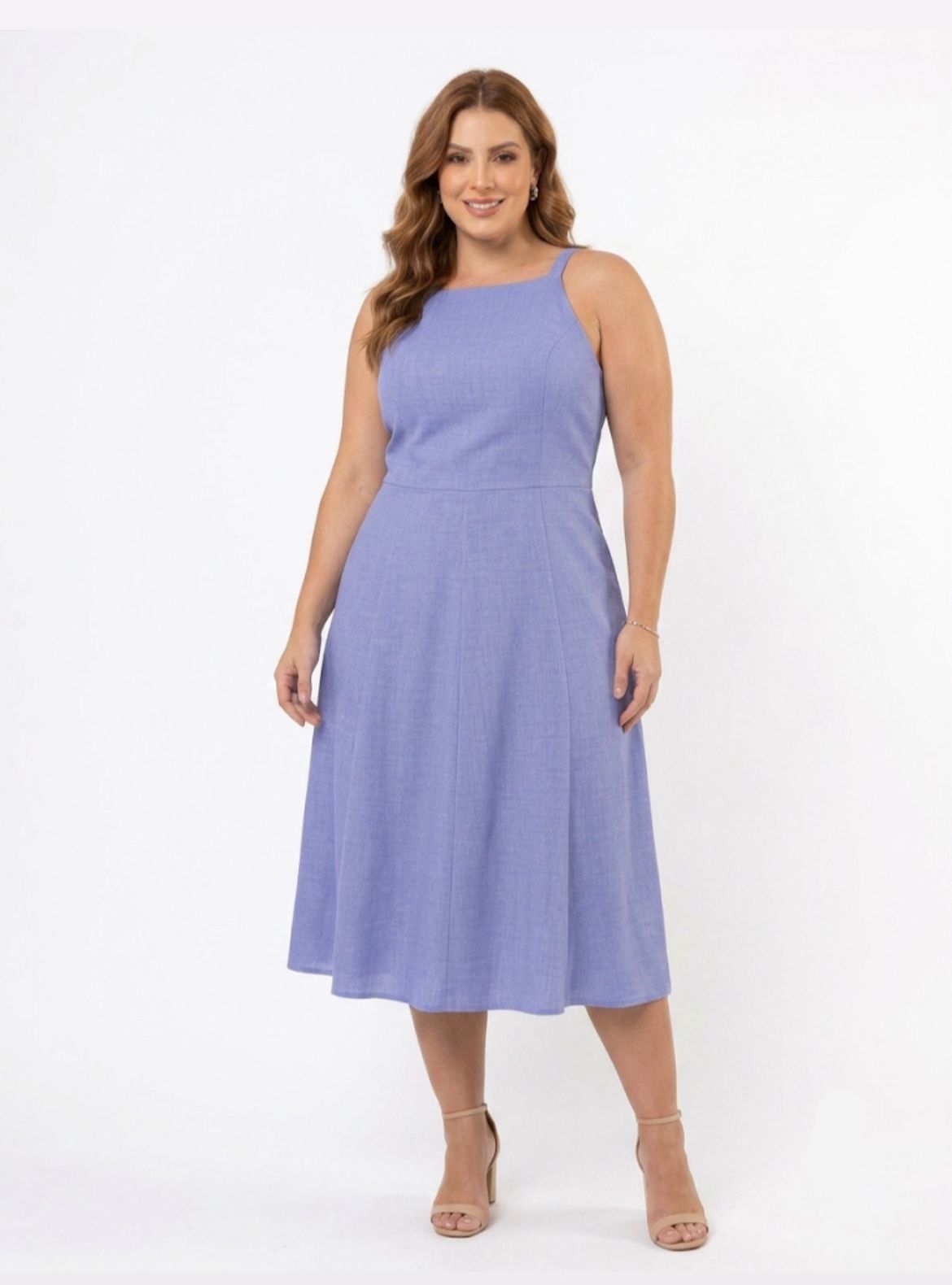 Vestido Midi Lilás