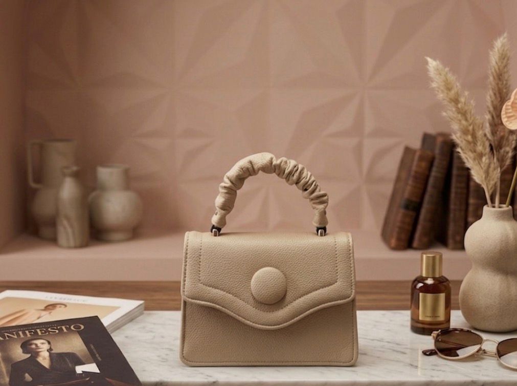 Kit Bolsas Elegantes Bege